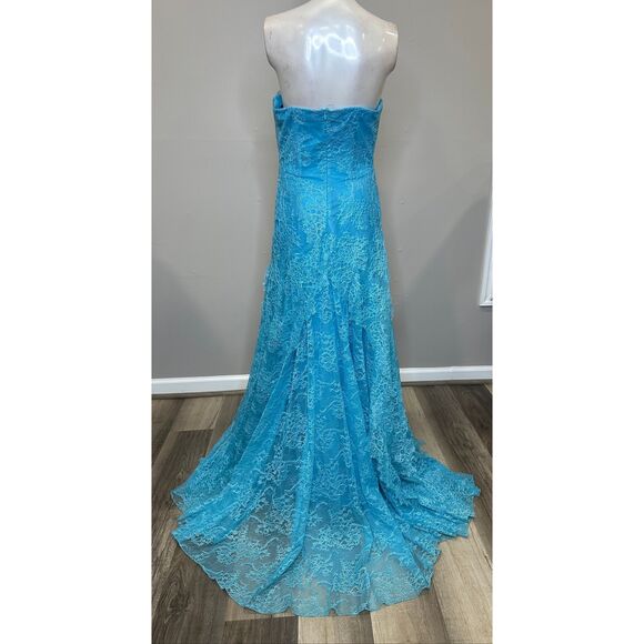 Honayda Lace Strapless Maxi Dress SIZE 40(US6) $2895 - Picture 7 of 10